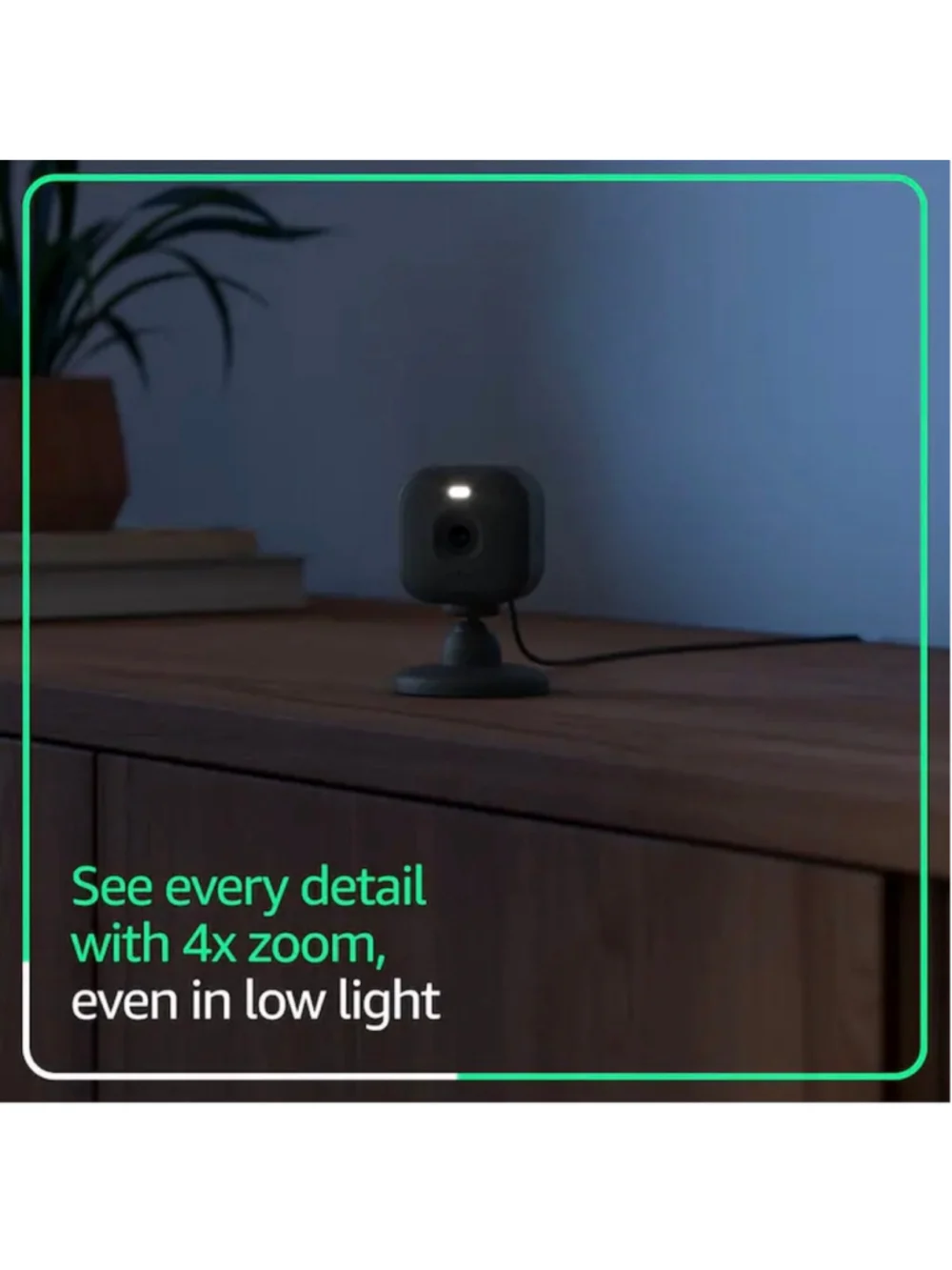 NEW Blink Mini 2K+ Indoor/Outdoor Security Camera, One Size, White